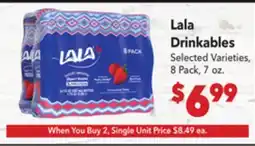 Vallarta Supermarkets Lala Drinkables offer
