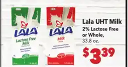 Vallarta Supermarkets Lala UHT Milk offer