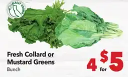 Vallarta Supermarkets Fresh Collard or Mustard Greens offer