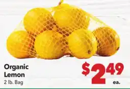 Vallarta Supermarkets Organic Lemon offer