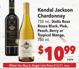Vallarta Supermarkets Kendal Jackson Chardonnay offer