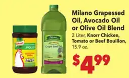 Vallarta Supermarkets Milano Grapessed Oil, Avocado Oil or Olive Oil Blend offer