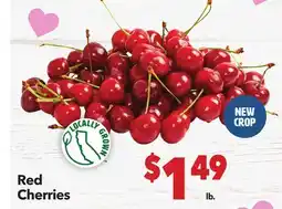 Vallarta Supermarkets Red Cherries offer