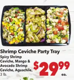 Vallarta Supermarkets Shrimp Ceviche Party Tray offer