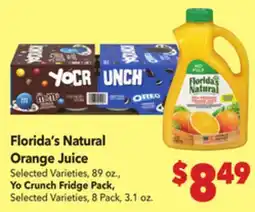 Vallarta Supermarkets Florida's Natural Orange Juice offer
