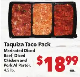 Vallarta Supermarkets Taquiza Taco Pack offer