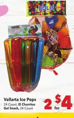 Vallarta Supermarkets Vallarta Ice Pops offer