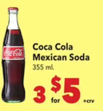 Vallarta Supermarkets Coca Cola Mexican Soda offer