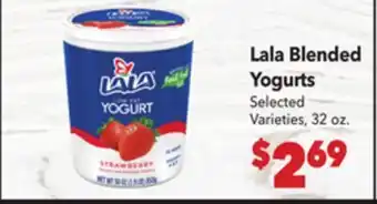 Vallarta Supermarkets Lala Blended Yogurts offer