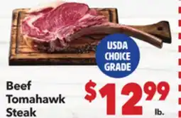 Vallarta Supermarkets Beef Tomahawk Steak offer