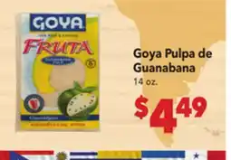 Vallarta Supermarkets Goya Pulpa de Guanabana offer