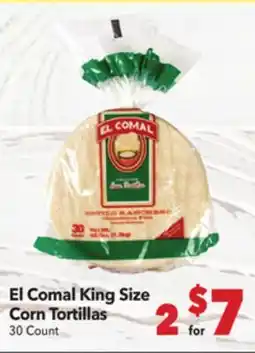 Vallarta Supermarkets El Comal King Size Corn Tortillas offer