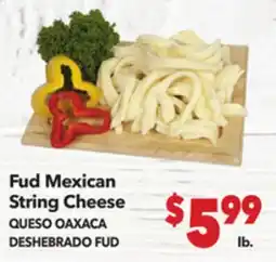 Vallarta Supermarkets Fud Mexican String Cheese / QUESO OAXACA DESHEBRADO FUD offer