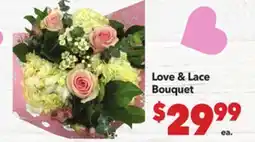 Vallarta Supermarkets Love & Lace Bouquet offer