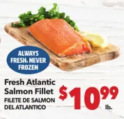 Vallarta Supermarkets Fresh Atlantic Salmon Fillet / FILETE DE SALMON DEL ATLANTICO offer
