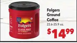 Vallarta Supermarkets Folgers Ground Coffee offer