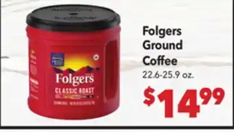 Vallarta Supermarkets Folgers Ground Coffee offer