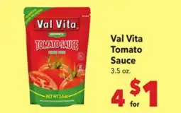 Vallarta Supermarkets Val Vita Tomato Sauce offer
