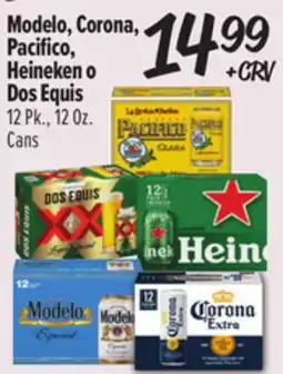 El Super Modelo, Corona, Pacifico, Heineken o Dos Equis offer