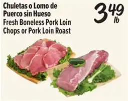 El Super Fresh Boneless Pork Loin Chops or Pork Loin Roast offer