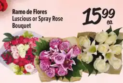 El Super Luscious or Spray Rose Bouquet offer