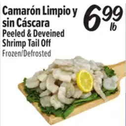 El Super Peeled & Deveined Shrimp Tail Off offer