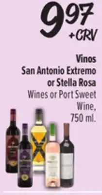 El Super San Antonio Extremo or Stella Rosa Wines offer