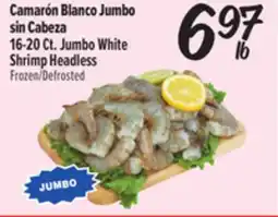 El Super 16-20Ct. Jumbo White Shrimp Headless offer