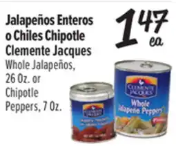 El Super Whole Jalapeños, 26 Oz. or Chipotle Peppers, 7Oz offer