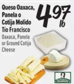 El Super Oaxaca, Panela or Ground Cotija Cheese offer