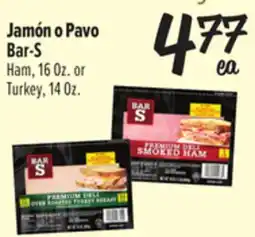 El Super Ham, 16 Oz. or Turkey, 14 Oz offer
