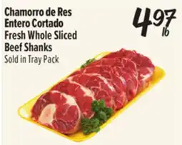 El Super Fresh Whole Sliced Beef Shanks offer