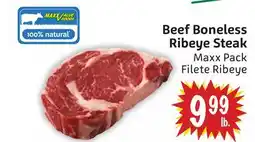 Foodmaxx Beef Boneless Ribeye Steak offer