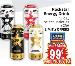 Foodmaxx Rockstar Energy Drink offer