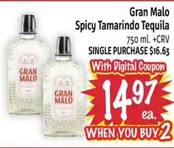 Foodmaxx Gran Malo Spicy Tamarindo Tequila offer