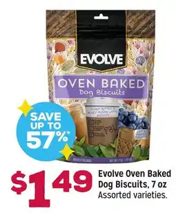 Grocery Outlet Evolve Oven Baked Dog Biscuits offer