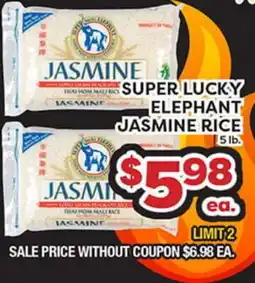 Torres Supermercado SUPER LUCKY ELEPHANT JASMINE RICE offer