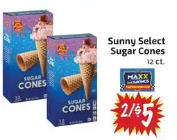 Foodmaxx Sunny Select Sugar Cones offer