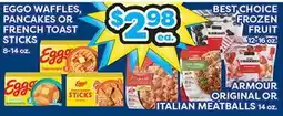 Torres Supermercado EGGO WAFFLES, PANCAKES OR FRENCH TOAST STICKS offer