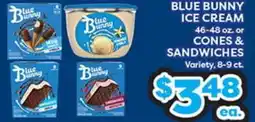 Torres Supermercado BLUE BUNNY ICE CREAM CONES & SANDWICHES offer