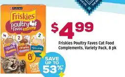 Grocery Outlet Friskies Poultry Faves Cat Food Complements, Variety Pack offer