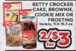 Torres Supermercado BETTY CROCKER CAKE, BROWNIE, COOKIE MIX OR FROSTING offer
