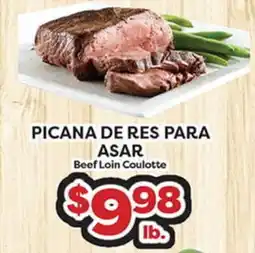 Torres Supermercado PICANA DE RES PARA ASAR offer