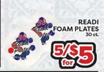 Torres Supermercado READI FOAM PLATES offer