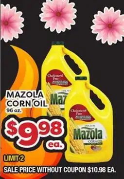 Torres Supermercado MAZOLA CORN OIL offer