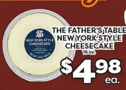 Torres Supermercado THE FATHER'S TABLE NEW YORK STYLE CHEESECAKE offer