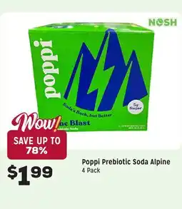 Grocery Outlet Prebiotic Soda Alpine offer