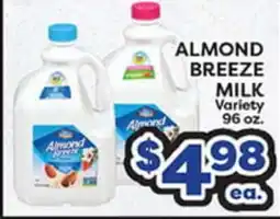 Torres Supermercado ALMOND BREEZE MILK offer