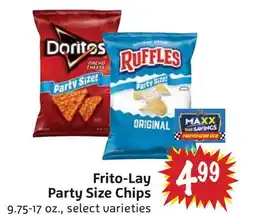 Foodmaxx Frito-Lay Party Size Chips offer