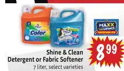 Foodmaxx Shine & Clean Detergent or Fabric Softener offer